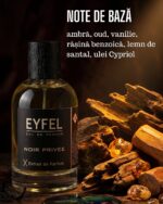 Extract de Parfum unisex Eyfel NOIR PRIVEE 100ml-lemnos ambrat - imagine 8