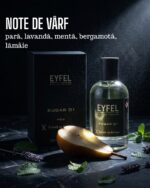 Extract de Parfum bărbat Eyfel SUGAR 01 100ml-gurmand lemnos - imagine 6